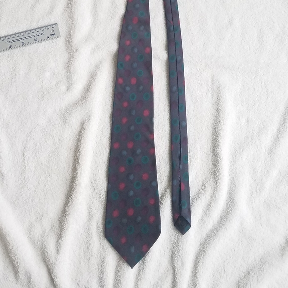 Alexander Julian "Colours" All Silk Necktie / Suit Tie - Picture 1 of 11
